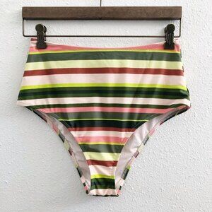 NWOT AERIE High‎ Waisted Swim Bikini Bottom Size Medium